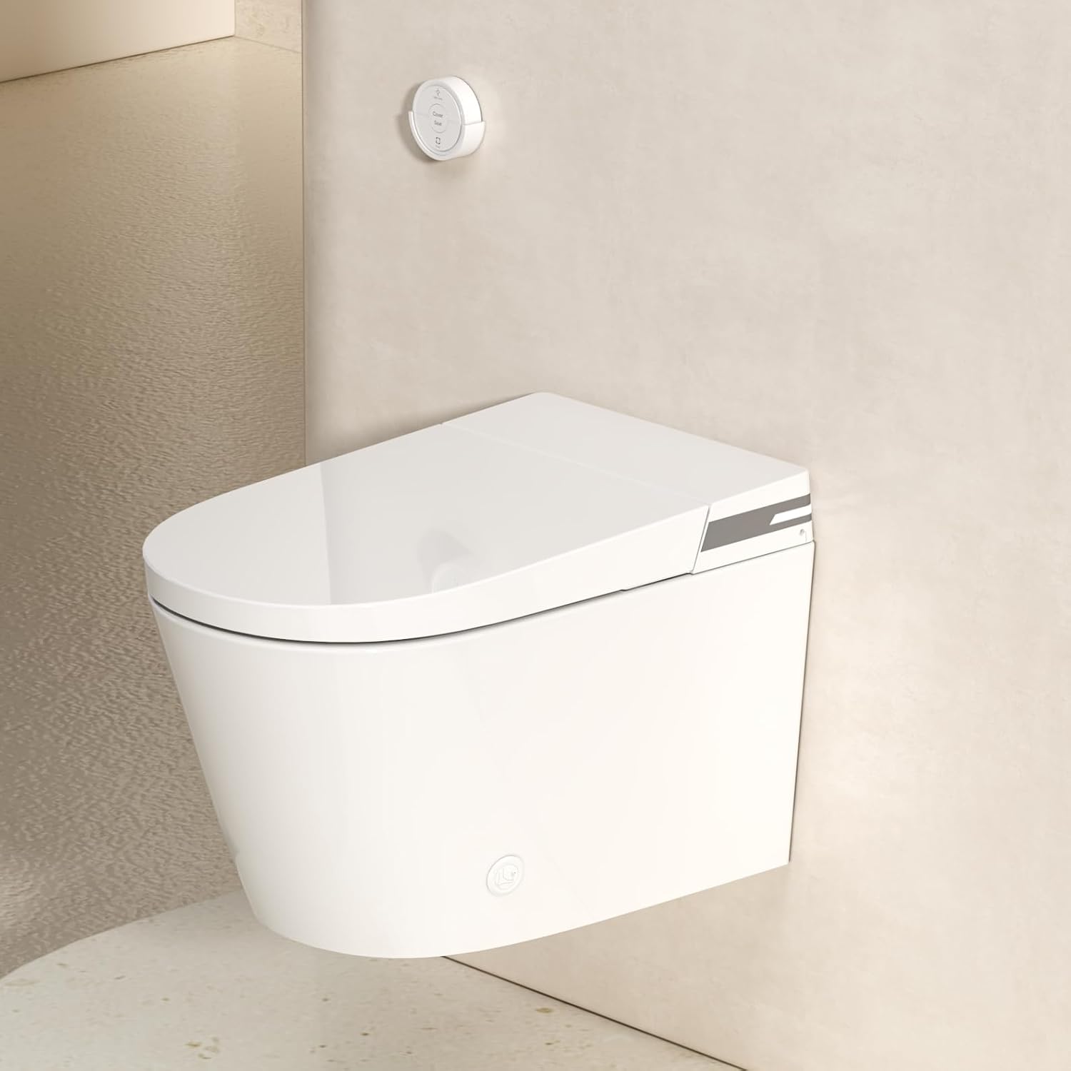 MEJE  T010Q - Basic Smart Function Wall Hung Toilet Combo, Auto Flush