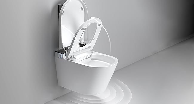 wall hung smart toilet