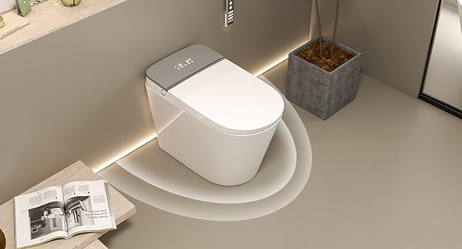 Elegant One Piece Smart Toilet