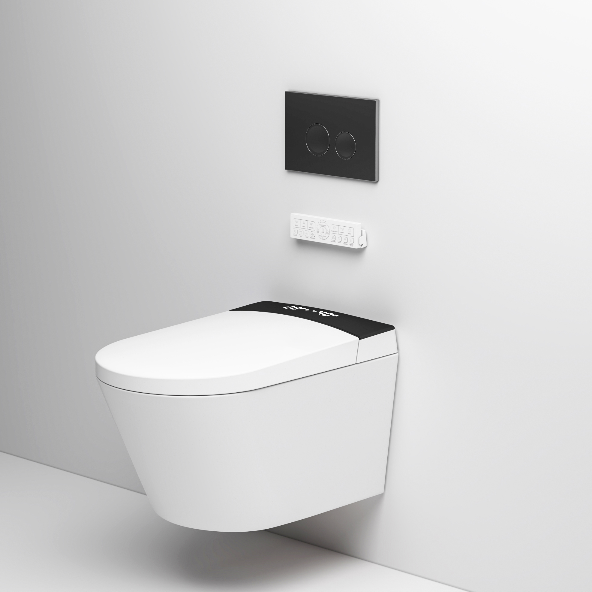 MEJE MZE014P - Intelligent Wall-Hung Toilet،  Elongated Smart Toilet 