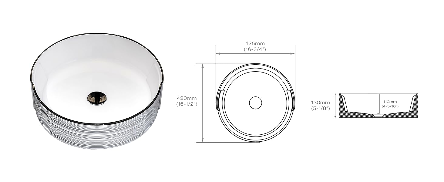 round art sink