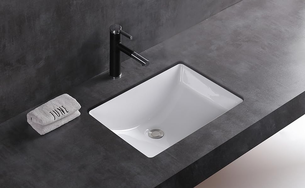 undermounted bathroom sink