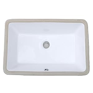 undermount bathroom sink rectangle