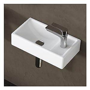 Corner Bathroom Vessel Sink Right Hand