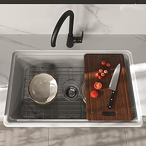 ceramic workstation kitchen sink