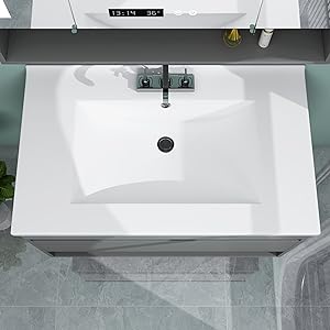 Self-Rimming Bathroom Sink 