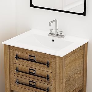 Self-Rimming Bathroom Sink 