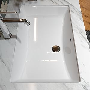 rectangle undermount bathroom sink