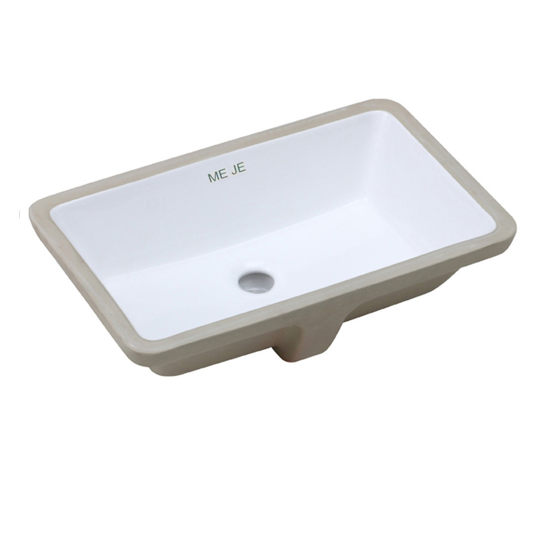 MEJE 202A -20.9 Inch Undermount Sink, Rectangle Bathroom Sink