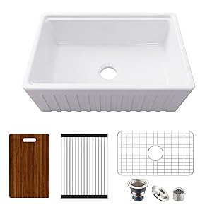 ceramic workstation sink