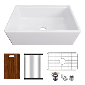 30 ceramic workstation sink