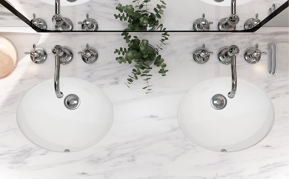 oval undermount bathroom sink 