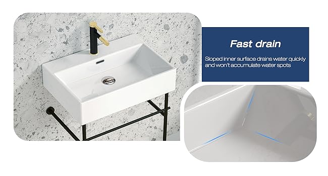 bracket sink rectangle