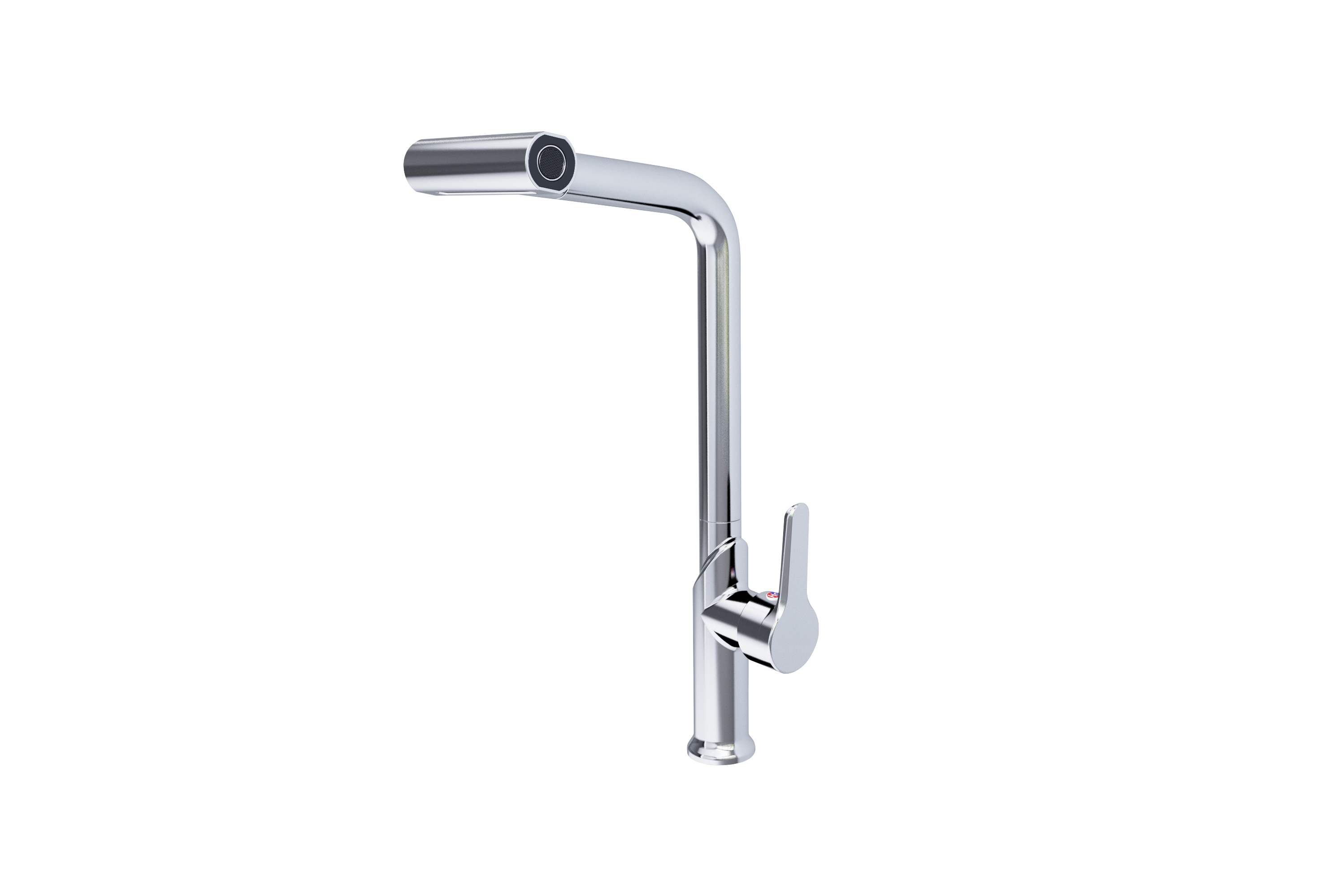 Waterfall Kitchen Faucet with Pull-Out Sprayer, SUS304 Stainless
