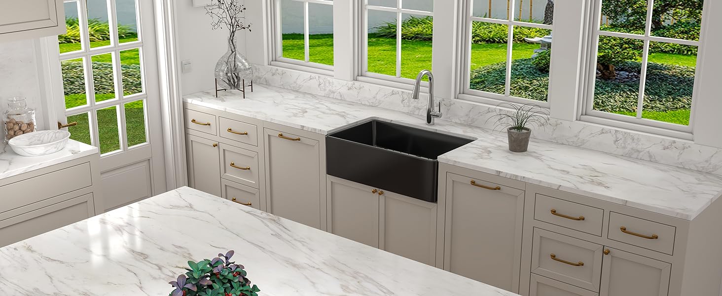 33 inch farmhouse sink 