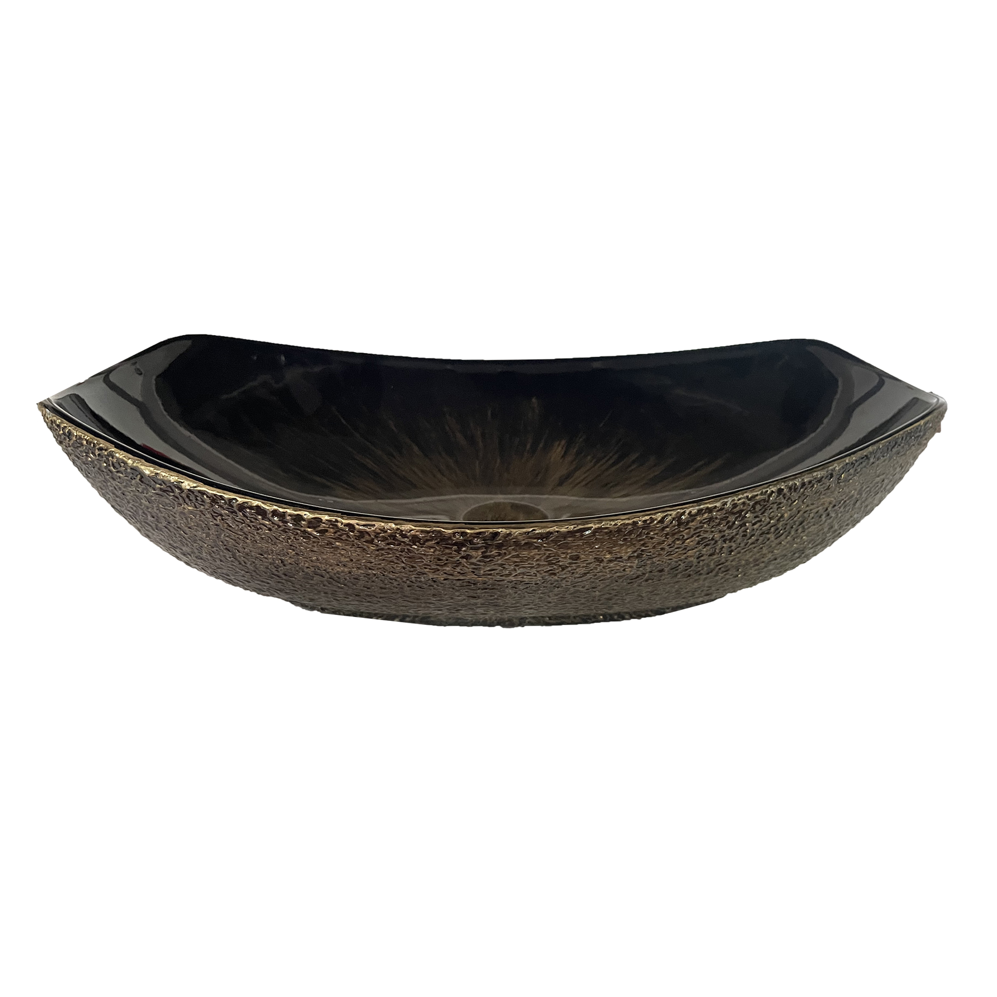 MEJE 22x16-Inch Oval Bathroom Vessel Sink،  Antique Pattern Design