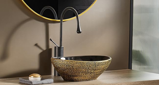 Oval Egg Shape Art Basin