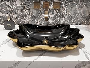 Lotus Leaf Flower Vanity Sink