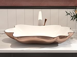 Lotus Leaf Flower Vanity Sink