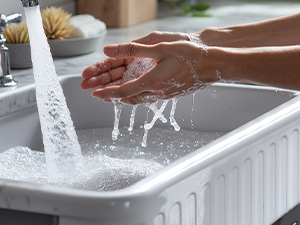  White Undermount Sink