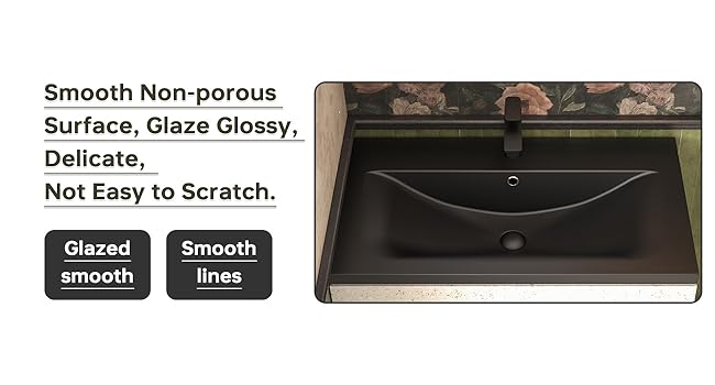 Black Vessel Sink