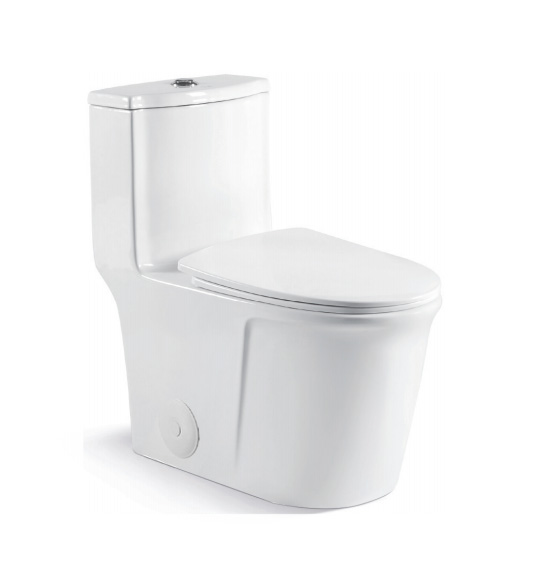MEJE  T137 Elongated Standard One Piece Toilet with Comfort Seat Height