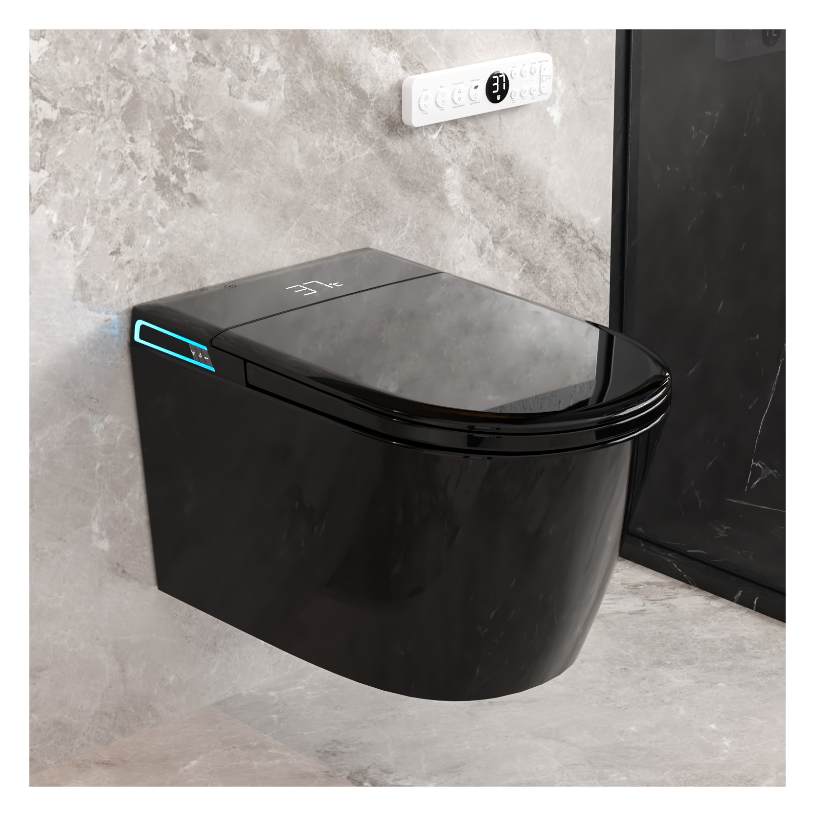 MEJE M2G Smart Wall Hung Toilet Combo,Build In Water Tank